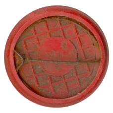 Значок «Кто первый ?» — переливная картинка (вид 2)