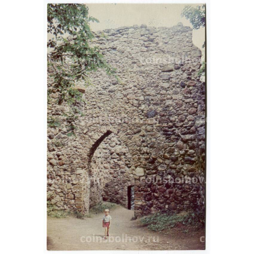 Открытка Сигулда — Руины Сигулдского замка