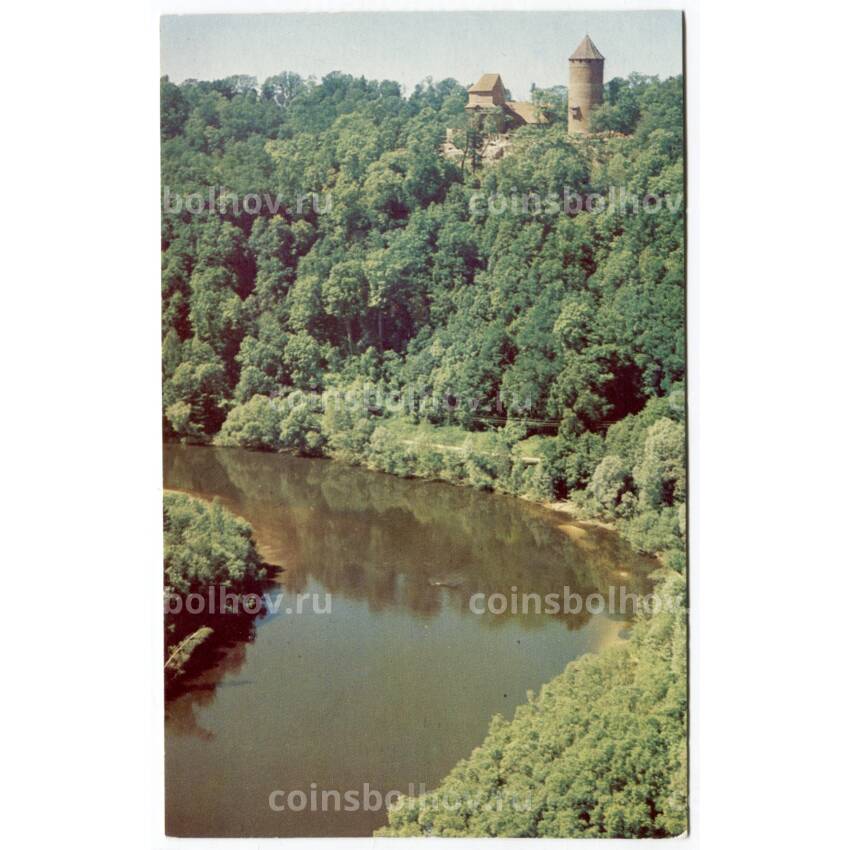 Открытка Сигулда — Турайдский замок