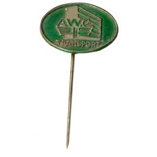 Значок рекламный TRANSPORT AWG