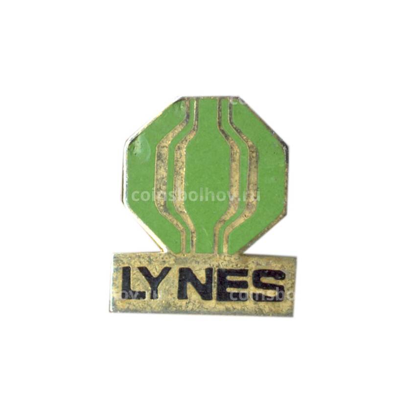 Значок рекламный LYNES