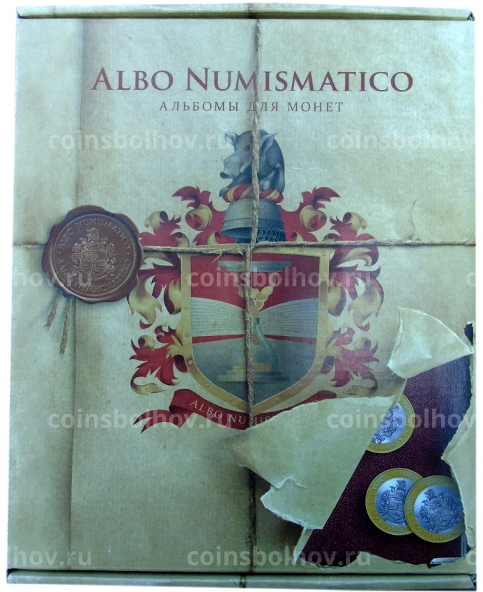 Альбом «Albo Numismatico» — для набора  юбилейных монет «200-лет победы России в Отечественной войне 1812 года» в подарочной упаковке+брошюра (вид 5)