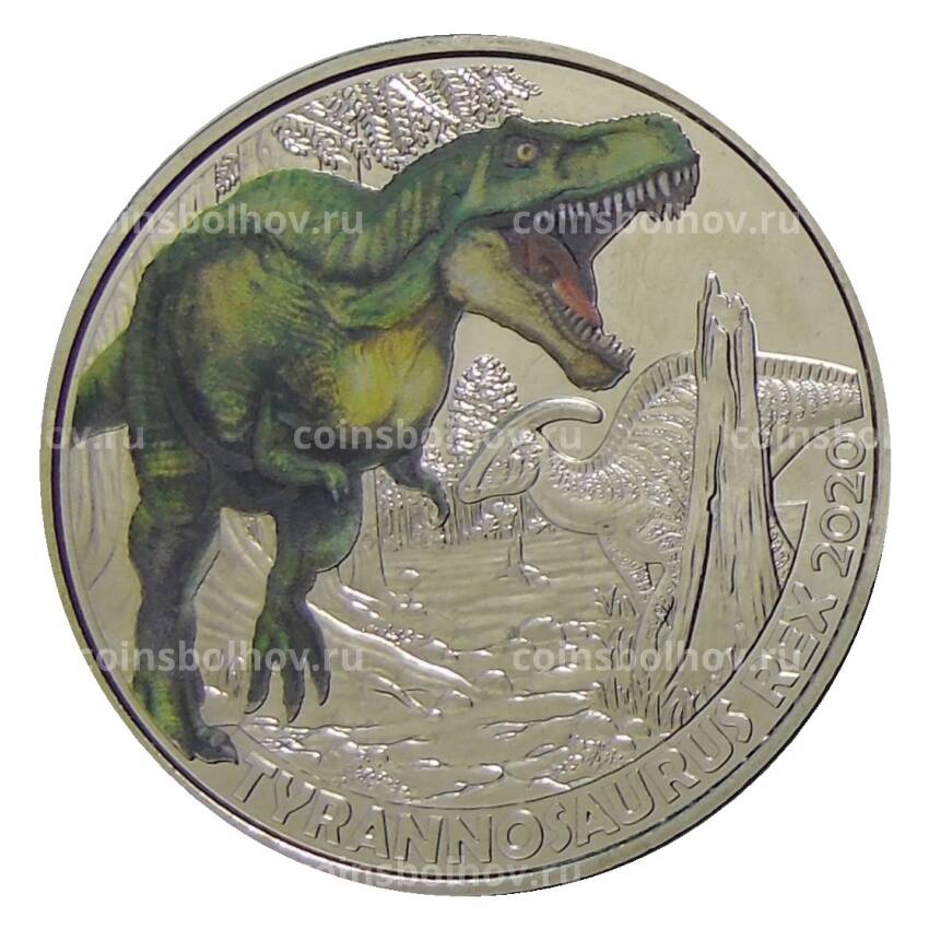 Монета 3 евро 2020 года Австрия — Супер динозавры — Тираннозавр Рекс