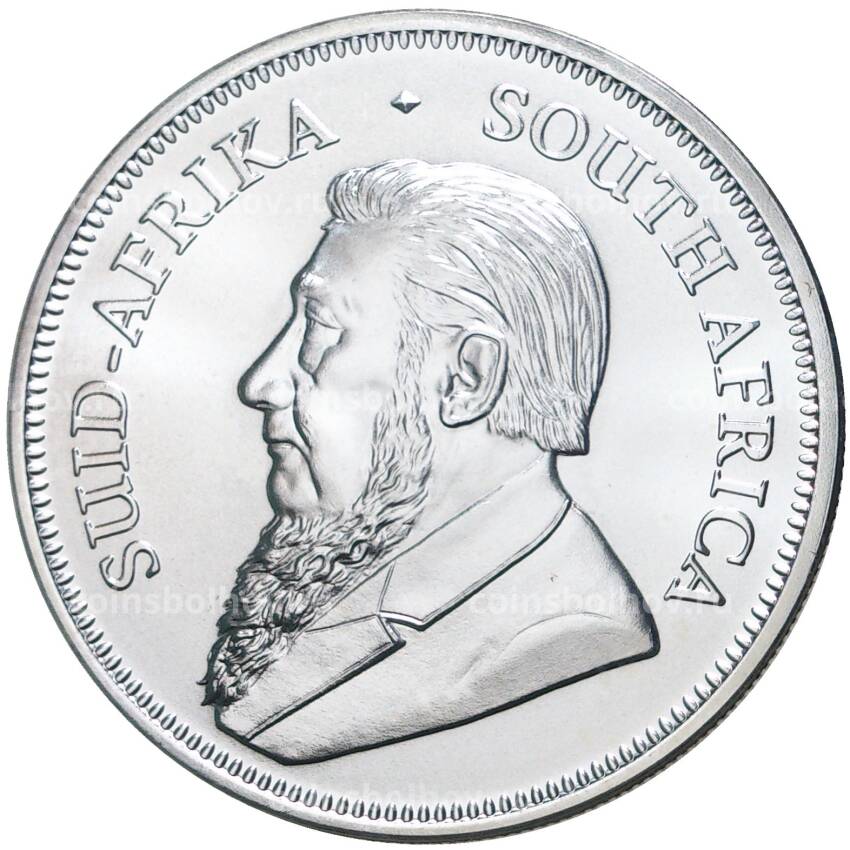 Монета 1 крюгеррэнд 2021 года ЮАР (вид 2)