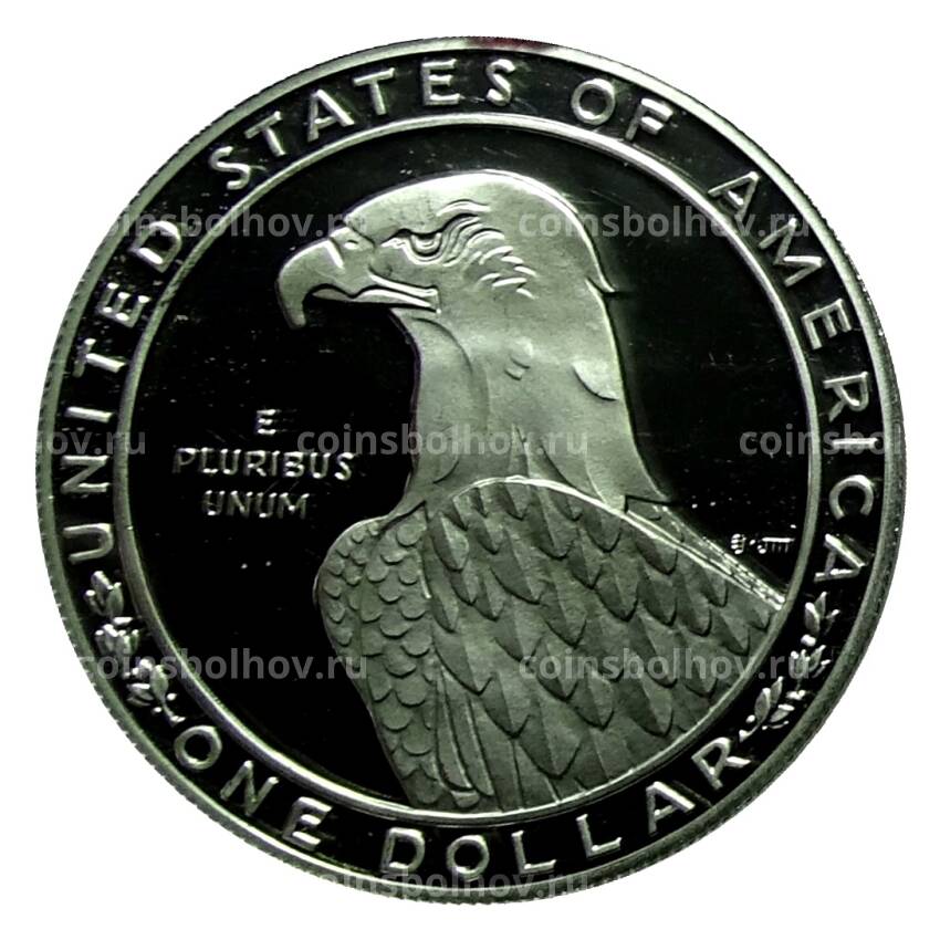 Монета 1 доллар 1983 года S США —  XXIII летние Олимпийские Игры — Дискобол (вид 2)