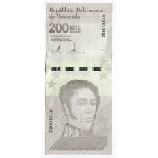 Банкнота 200000 боливаров 2020 года Венесуэла