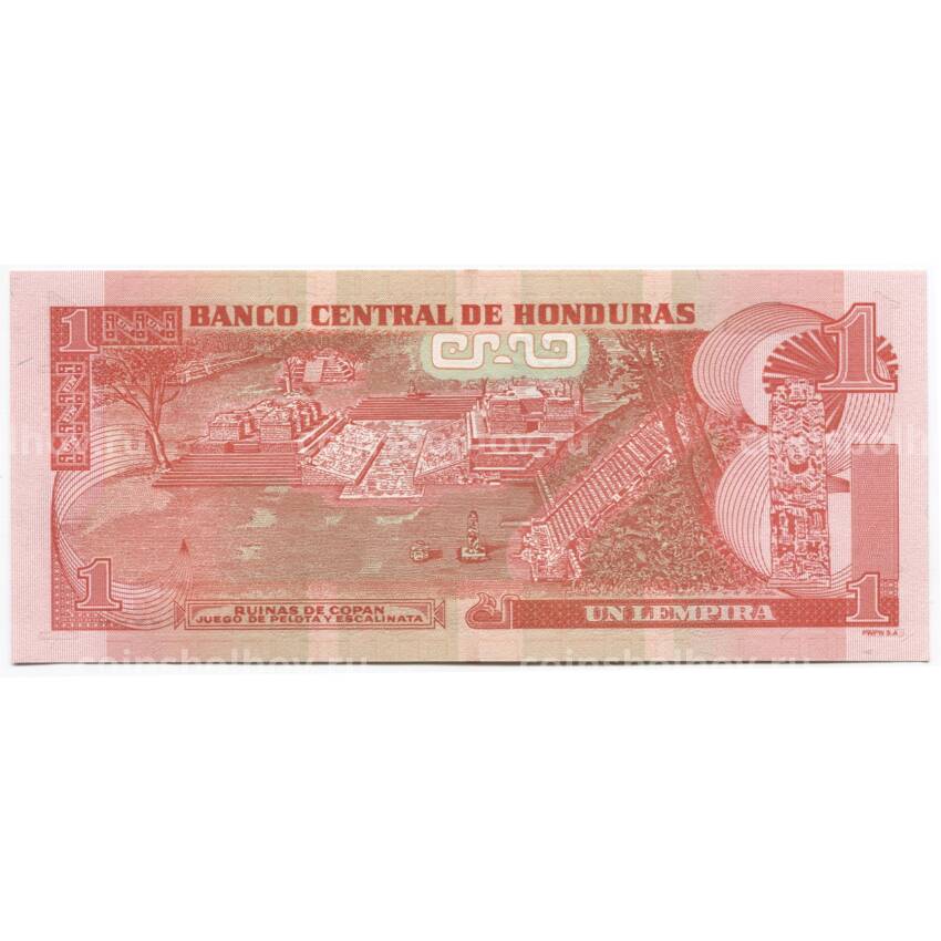 Банкнота 1 лемпира 2016 года Гондурас (вид 2)