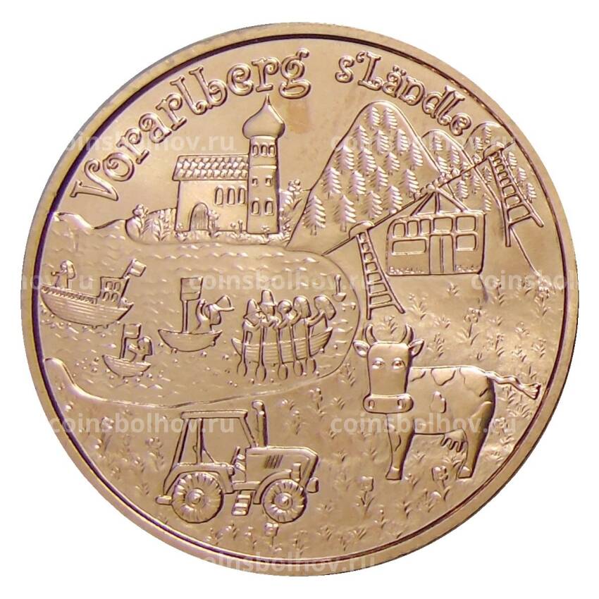 Монета 10 евро 2013 года Австрия —  Земли Австрии — Форарльберг