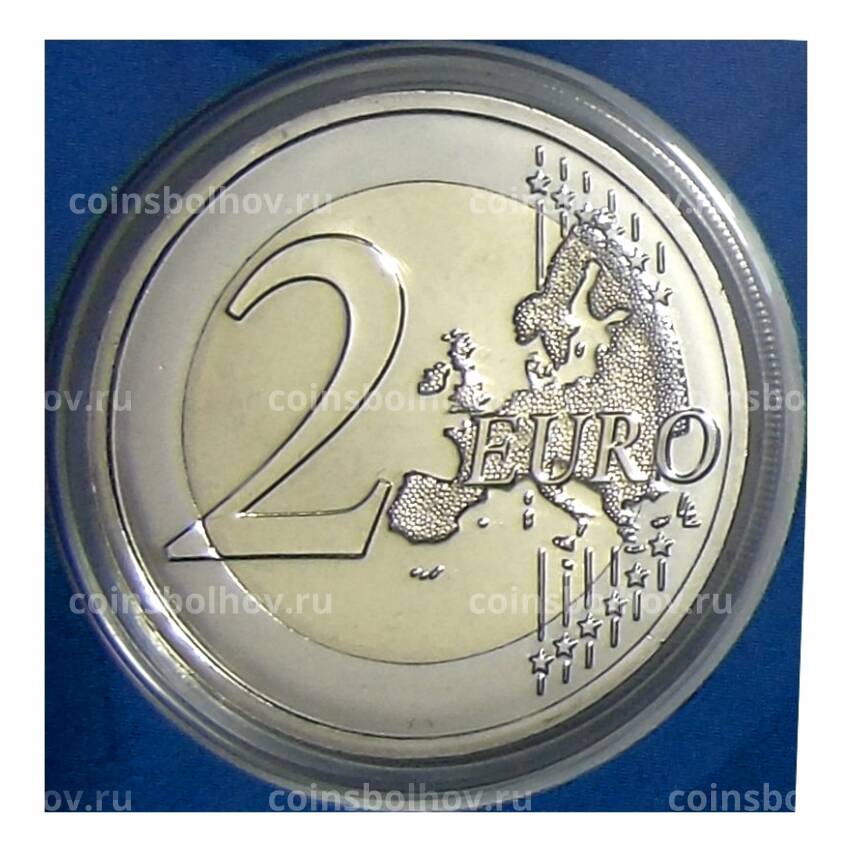 Монета 2 евро 2021 года Мальта  — Герои пандемии (COVID-19 в буклете) (вид 2)