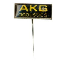 Значок рекламный AKG acoustics