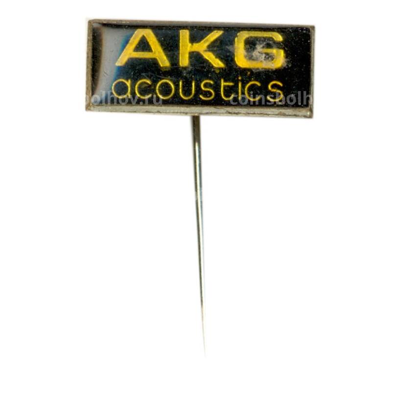 Значок рекламный AKG acoustics