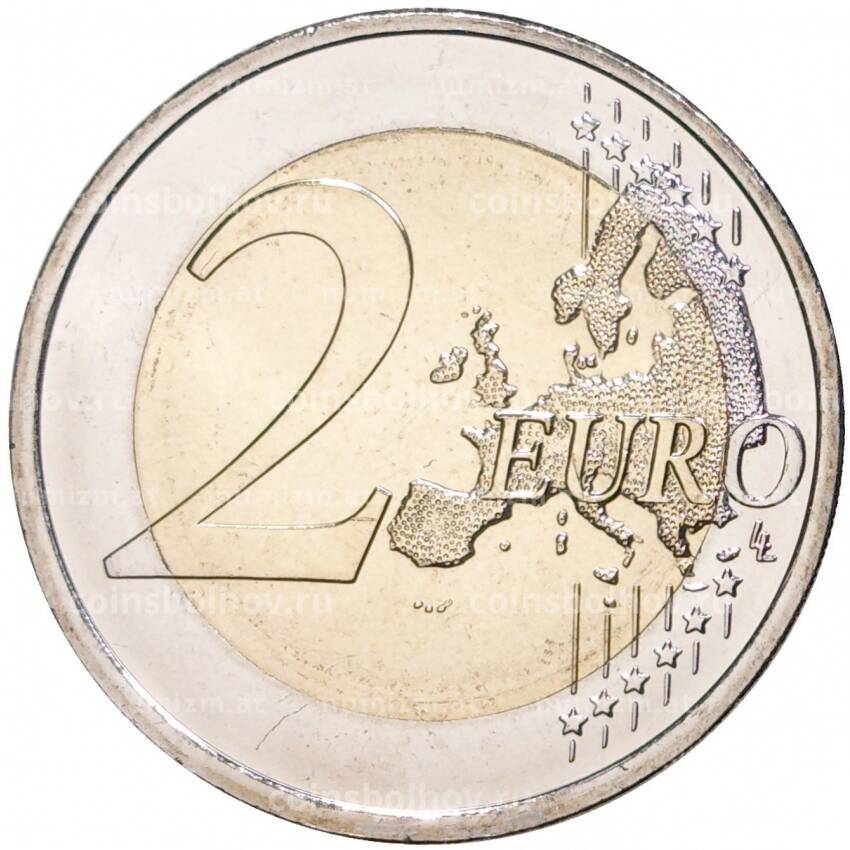 Монета 2 евро 2021 года Словения —  200 лет Национальному музею Словении (вид 2)
