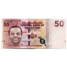Банкнота 50 эмалангени 2010 года Свазиленд
