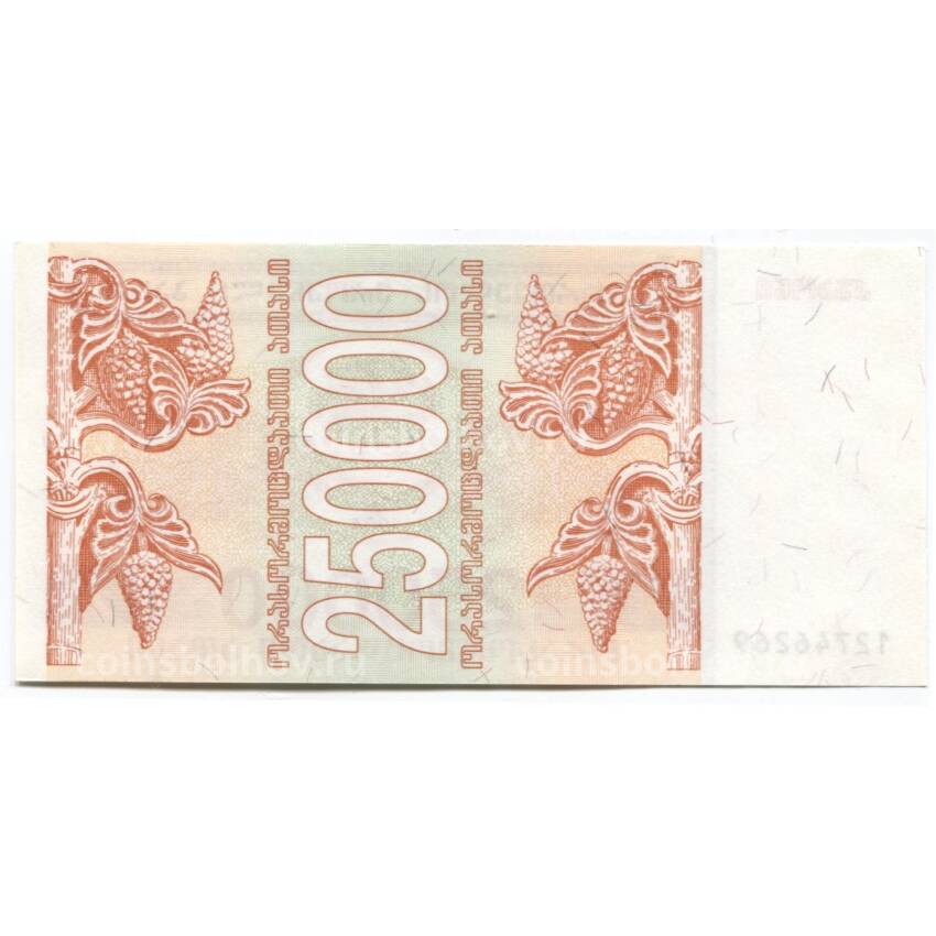 Банкнота 250000 лари 1994 года Грузия (вид 2)