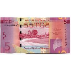 Банкнота 5 тала 2017 года Самоа
