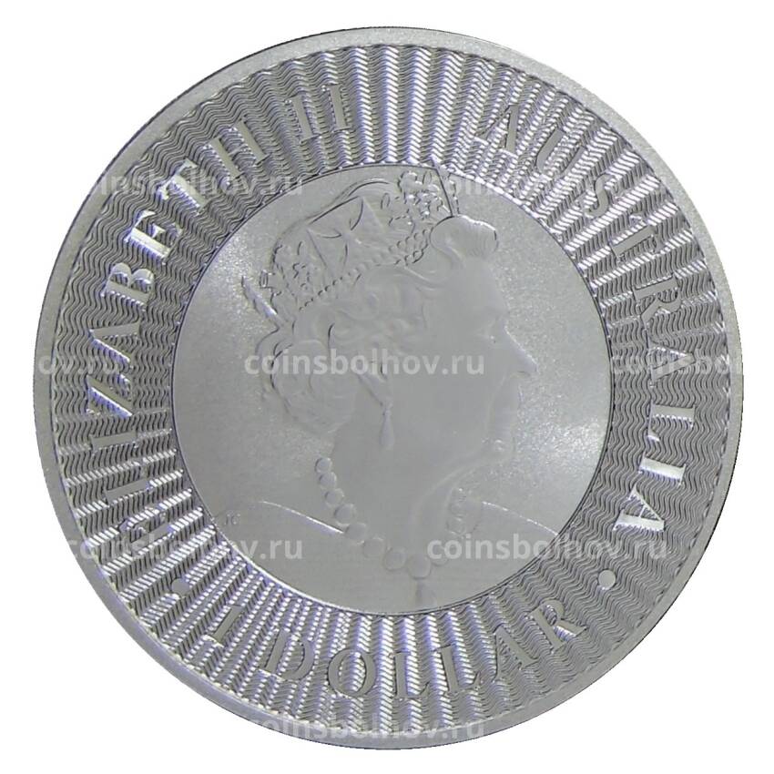Монета 1 доллар 2019 года Австралия —  Австралийский кенгуру (вид 2)