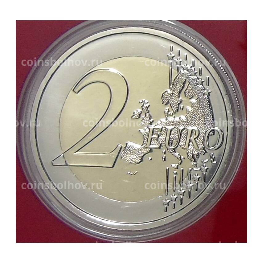 Монета 2 евро 2021 года Франция —  XXXIII летние Олимпийские игры, Париж 2024 (в красном блистере) (вид 2)