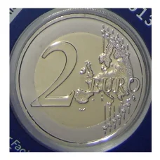 Монета 2 евро 2021 года Франция —  XXXIII летние Олимпийские игры, Париж 2024 (в синем блистере) (реверс)