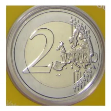 Монета 2 евро 2021 года Франция —  XXXIII летние Олимпийские игры, Париж 2024 (в желтом блистере) (реверс)