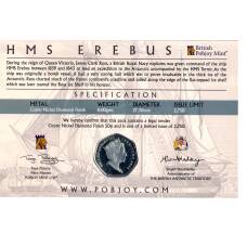 Монета 50 центов 2020 года Британские Антарктичские территории —   220 лет со дня рождения Джеймса Кларка (в подарочном блистере) (реверс)