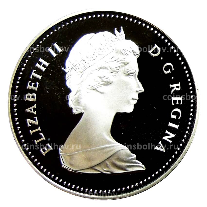 Монета 1 доллар 1983 года Канада —  XII Универсиада в Эдмонтоне (вид 2)