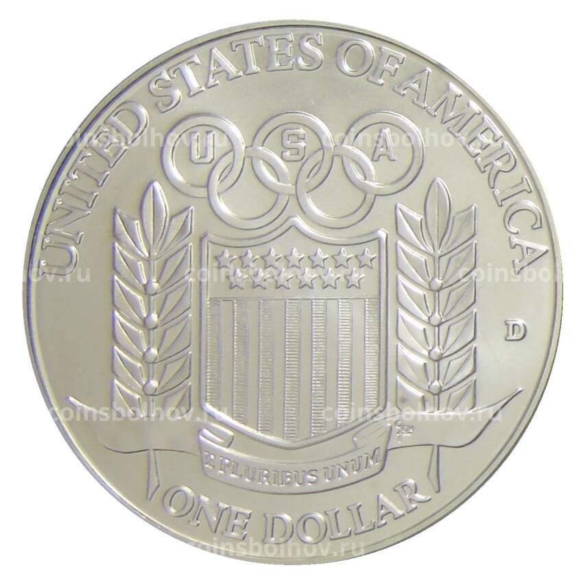 Монета 1 доллар 1992 года D США — XXV летние Олимпийские Игры, Барселона 1992 (вид 2)