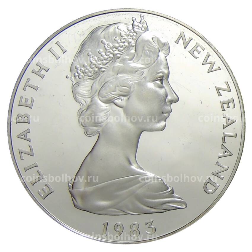 Монета 1 доллар 1983 года Новая Зеландия —  50 лет чеканке монет Новой Зеландии (вид 2)
