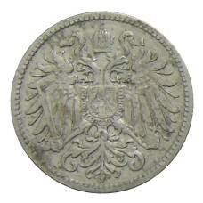 Монета 10 геллеров 1895 года Австрия (реверс)