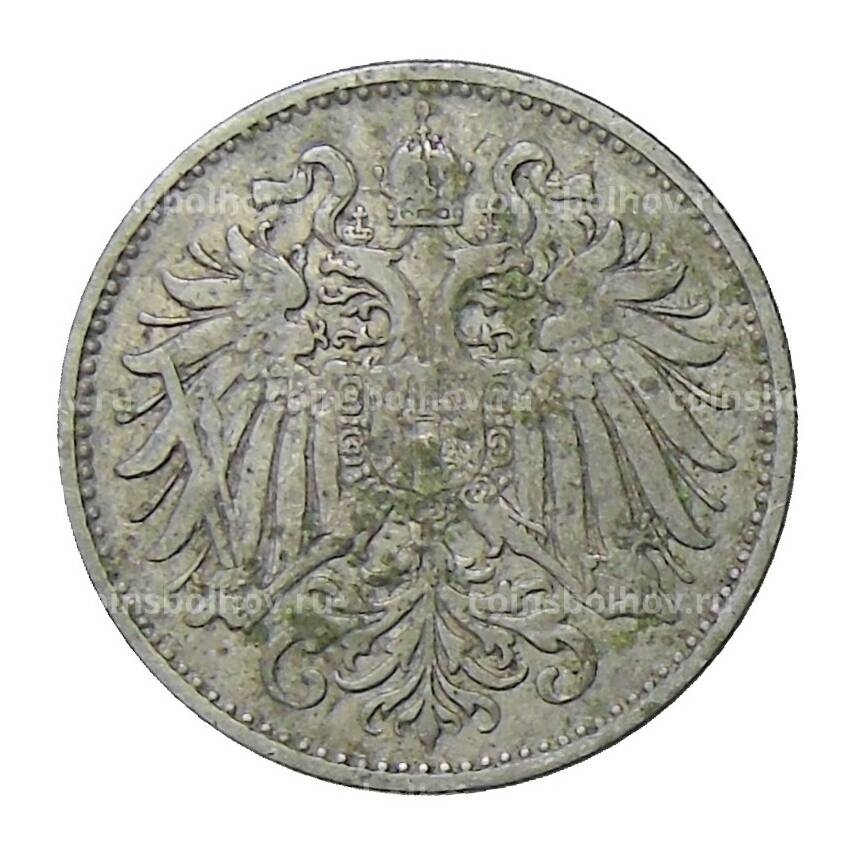 Монета 10 геллеров 1895 года Австрия (вид 2)