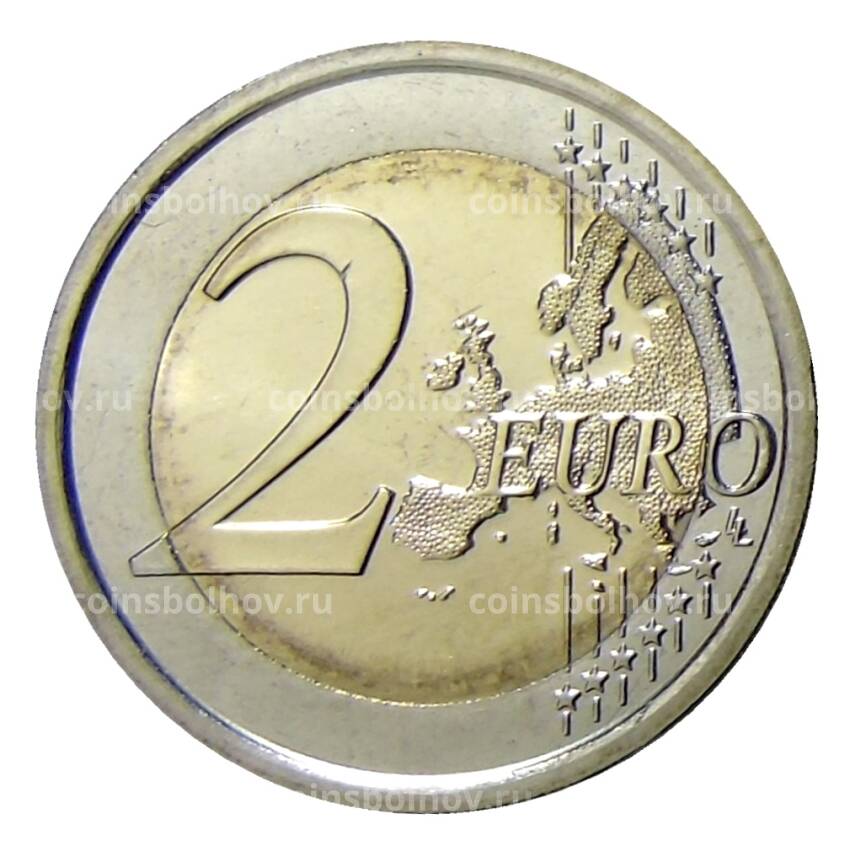 Монета 2 евро 2016 года Италия —  550 лет со дня смерти Донателло (вид 2)