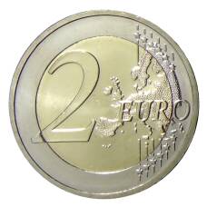 Монета 2 евро 2012 года F Германия  —  10 лет евро наличными (реверс)