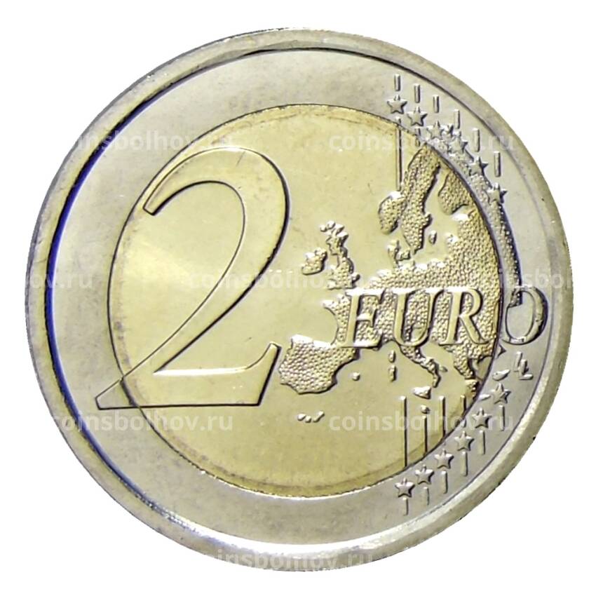 Монета 2 евро 2017 года Италия —  400 лет постройке Собора Святого Марка (вид 2)