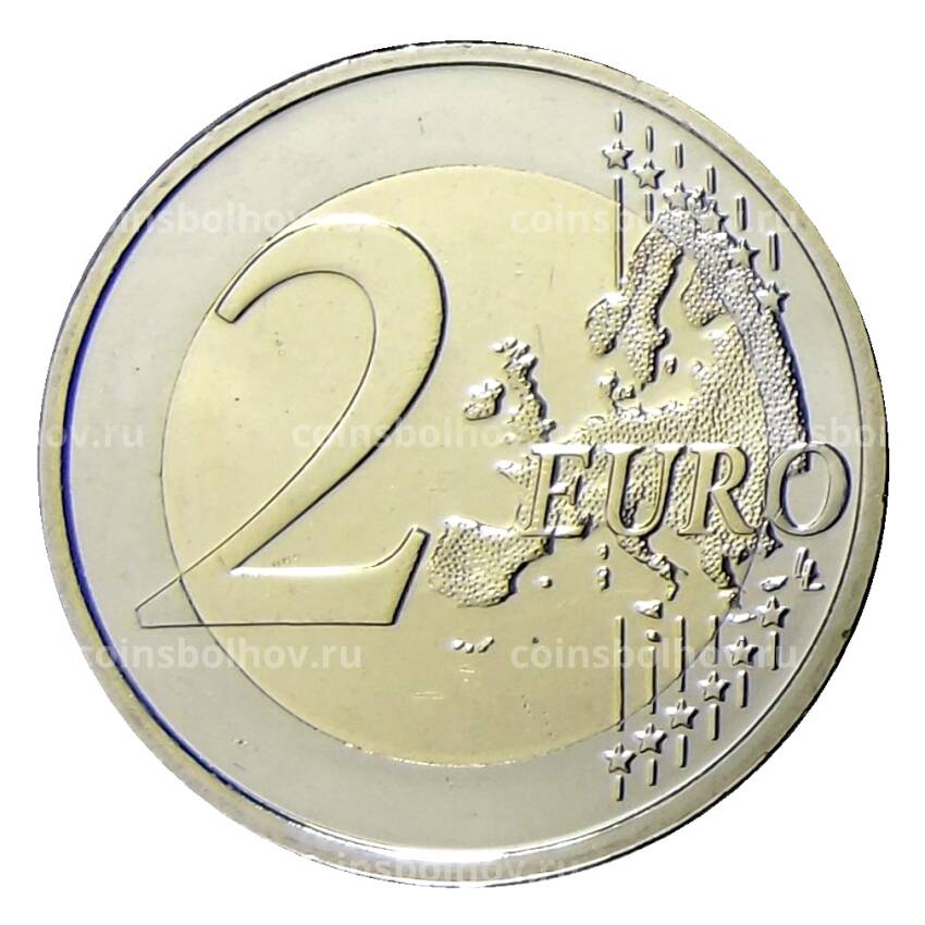 Монета 2 евро 2021 года Словакия —  100 лет со дня рождения Александра Дубчека (вид 2)