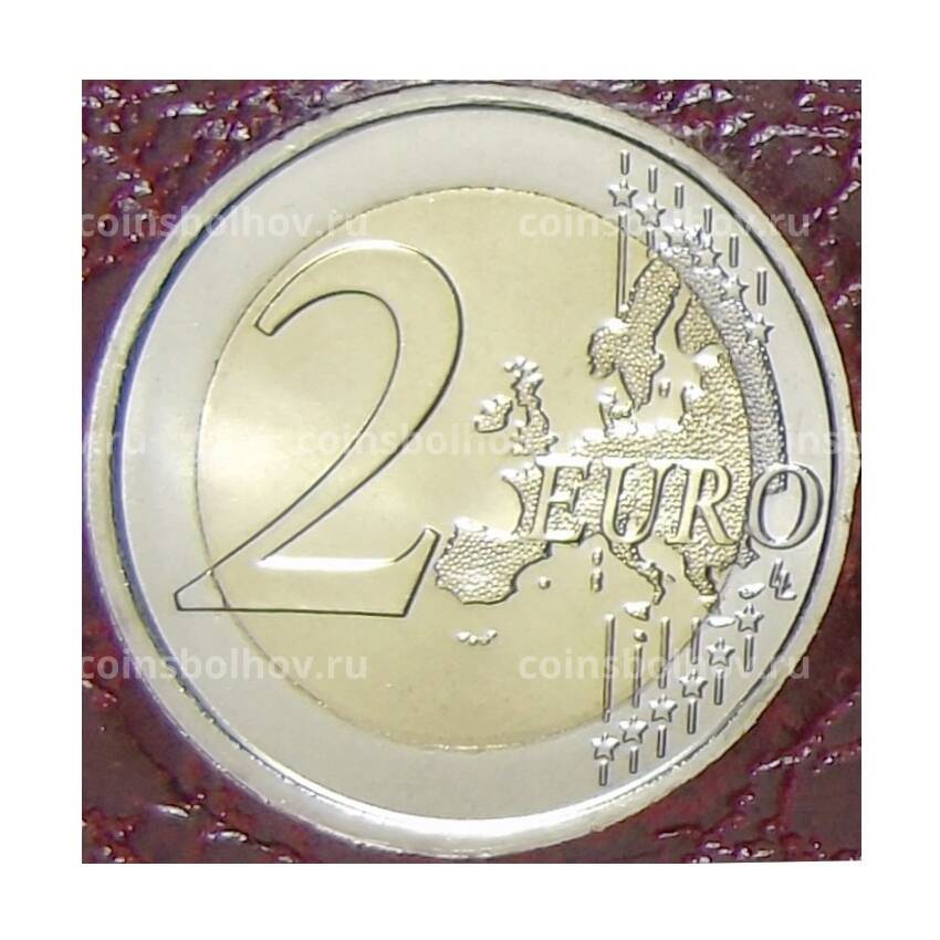 Монета 2 евро 2021 года Ватикан —  700 лет со дня смерти Данте Алигьери (в подарочной упаковке) (вид 2)
