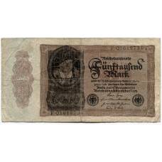 Банкнота 5000 марок 1922 года Германия