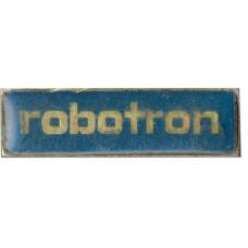 Значок рекламный Robotron
