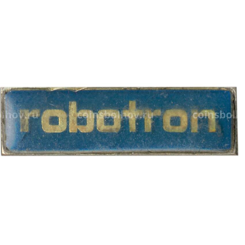 Значок рекламный Robotron