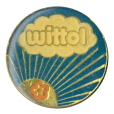 Значок рекламный парфюмерная фирма WITTOL (Германия)