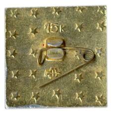 Значок XXV съезд КПСС (вид 2)