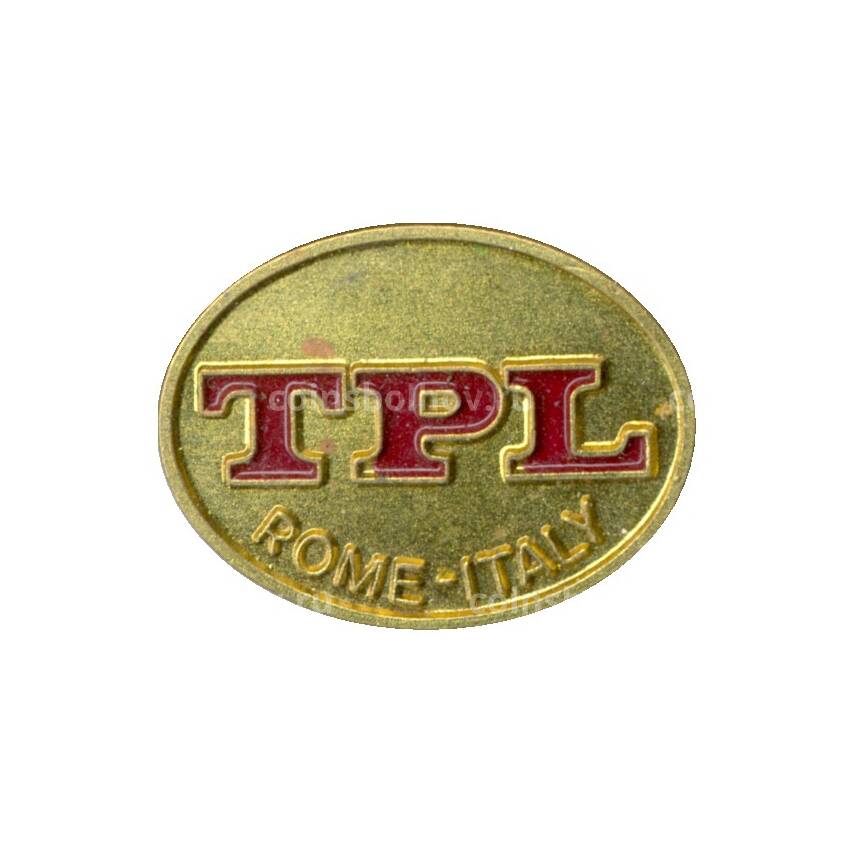Значок рекламный TPL (Италия)
