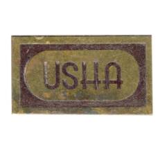 Значок рекламный USHA