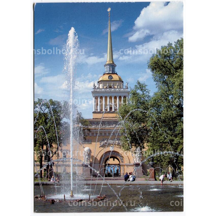 Открытка  Санкт — Петербург — Башня Главного Адмиралтейства