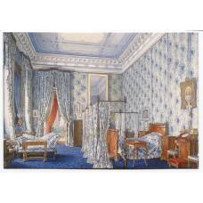 Открытка живопись Э.П.Гау «Спальня Александры Федоровны»
