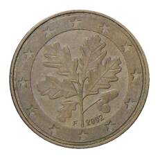 Монета 5 евроцентов 2002 года F Германия (аверс)