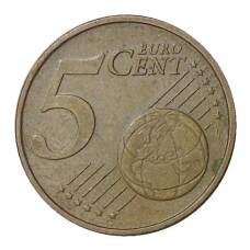 Монета 5 евроцентов 2002 года A Германия (реверс)