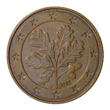 Монета 5 евроцентов 2002 года J Германия (аверс)