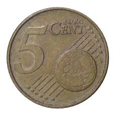 Монета 5 евроцентов 2002 года A Германия (реверс)