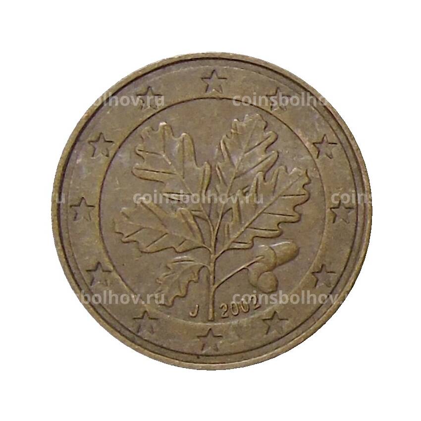 Монета 5 евроцентов 2002 года J Германия