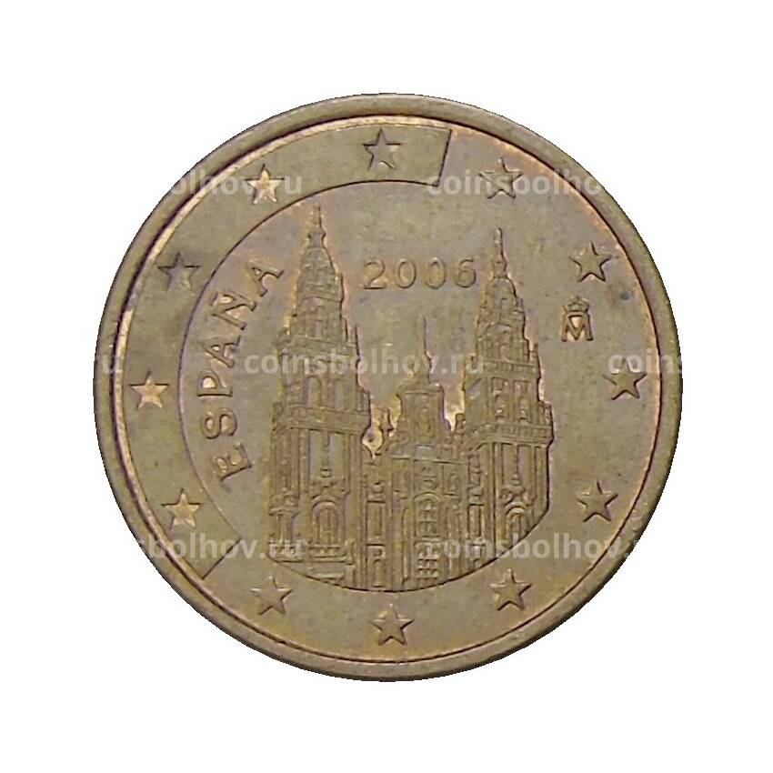 Монета 5 евроцентов 2006 года Испания