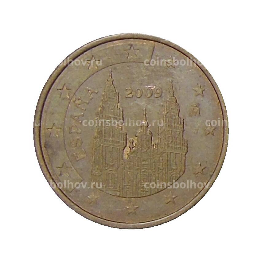 Монета 5 евроцентов 2009 года Испания